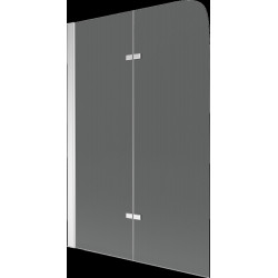 Mexen Felix  Paravan de cada  cu 2 aripi 80 x 140 cm, grafit, chrom - 890-080-002-01-40 Paravan Cada 467680 Mexen