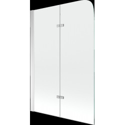 Mexen Felix  Paravan de cada  cu 2 aripi 100 x 140 cm, transparent, chrom - 890-100-002-01-00 Paravan Cada 467680 Mexen