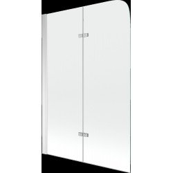 Mexen Felix  Paravan de cada  cu 2 aripi 100 x 140 cm, transparent, chrom - 890-100-002-01-00 Paravan Cada 467680 Mexen