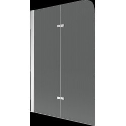 Mexen Felix  Paravan de cada  cu 2 aripi 100 x 140 cm, grafit, chrom - 890-100-002-01-40 Paravan Cada 467680 Mexen