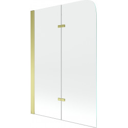 Mexen Felix  Paravan de cada  cu 2 aripi 100 x 140 cm, transparent, auriu - 890-100-002-50-00 Paravan Cada 467680 Mexen