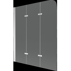 Mexen Felix  Paravan de cada  cu 3 aripi 120 x 140 cm, grafit, chrom - 890-120-003-01-40 Paravan Cada 467680 Mexen