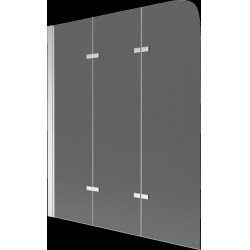 Mexen Felix  Paravan de cada  cu 3 aripi 120 x 140 cm, grafit, chrom - 890-120-003-01-40 Paravan Cada 467680 Mexen