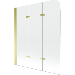 Mexen Felix  Paravan de cada  cu 3 aripi 120 x 140 cm, transparent, auriu - 890-120-003-50-00 Paravan Cada 467680 Mexen