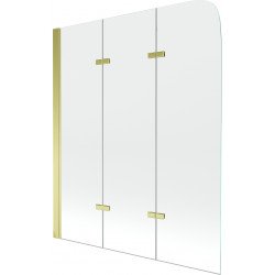 Mexen Felix  Paravan de cada  cu 3 aripi 120 x 140 cm, transparent, auriu - 890-120-003-50-00 Paravan Cada 467680 Mexen