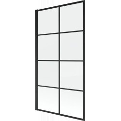 Mexen Alex  Paravan de cada  cu 1 aripa 70 x 140 cm,  negru  fix- 893-070-000-70-77 Paravan Cada 467680 Mexen