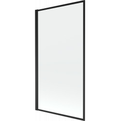 Mexen Alex  Paravan de cada  cu 1 aripa 80 x 140 cm,  negru  fix - 893-080-000-70-70 Paravan Cada 467680 Mexen