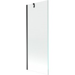 Mexen Next  Paravan de cada  cu 1 aripa 70 x 150 cm, transparent,  negru - 895-070-000-00-00-70 Paravan Cada 467680 Mexen