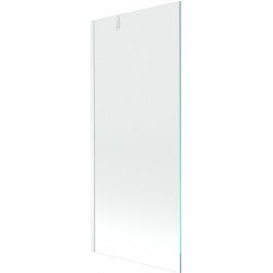 Mexen Next  Paravan de cada  cu 1 aripa 80 x 150 cm, transparent,  alb - 895-080-000-00-00-20 Paravan Cada 467680 Mexen