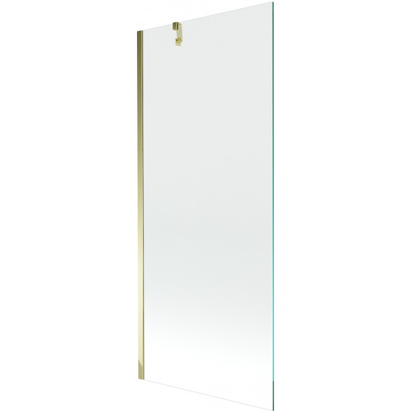 Mexen Next  Paravan de cada  cu 1 aripa 80 x 150 cm, transparent, auriu - 895-080-000-00-00-50