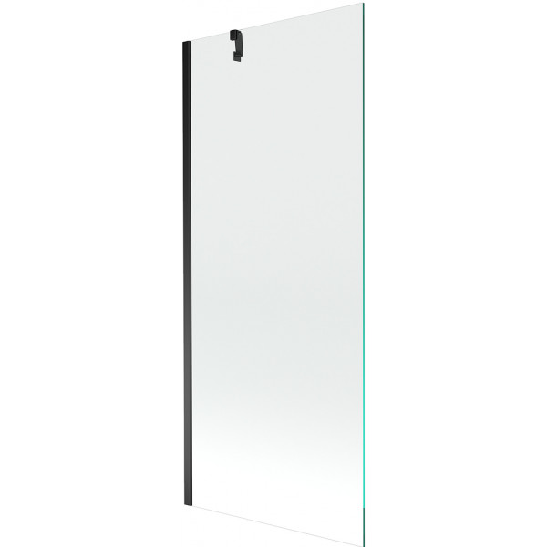 Mexen Next  Paravan de cada  cu 1 aripa 80 x 150 cm, transparent,  negru - 895-080-000-00-00-70