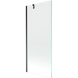 Mexen Next  Paravan de cada  cu 1 aripa 80 x 150 cm, transparent,  negru - 895-080-000-00-00-70 Paravan Cada 467680 Mexen