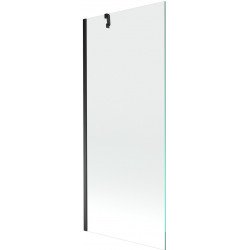 Mexen Next  Paravan de cada  cu 1 aripa 80 x 150 cm, transparent,  negru - 895-080-000-00-00-70 Paravan Cada 467680 Mexen