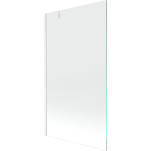 Mexen Next  Paravan de cada  cu 1 aripa 90 x 150 cm, transparent,  alb - 895-090-000-00-00-20
