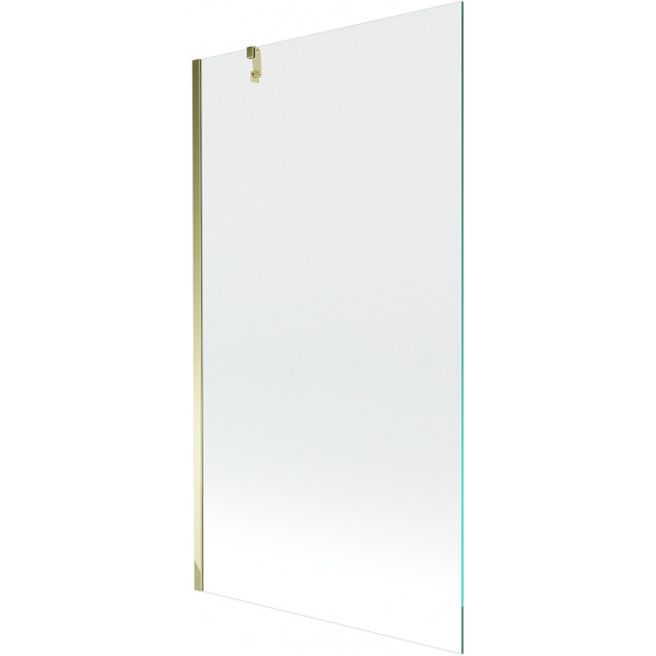 Mexen Next  Paravan de cada  cu 1 aripa 90 x 150 cm, transparent, auriu - 895-090-000-00-00-50