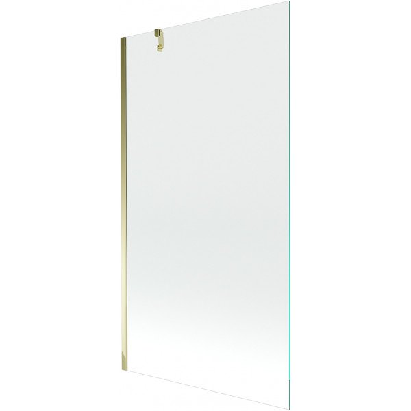 Mexen Next  Paravan de cada  cu 1 aripa 90 x 150 cm, transparent, auriu - 895-090-000-00-00-50