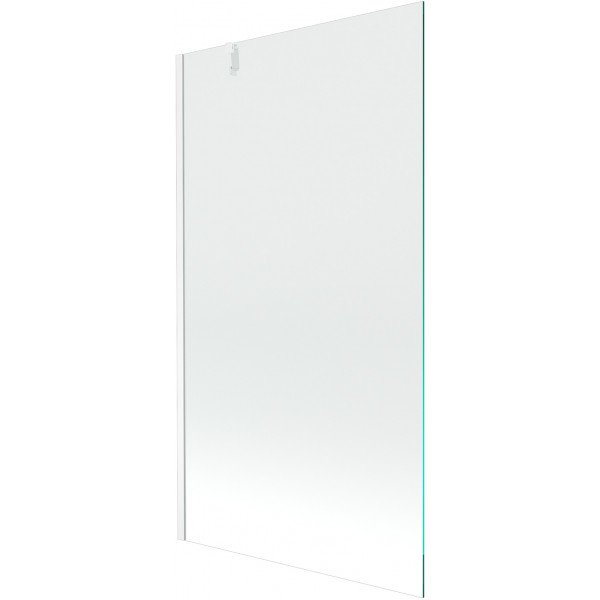 Mexen Next  Paravan de cada  cu 1 aripa 100 x 150 cm, transparent,  alb - 895-100-000-00-00-20