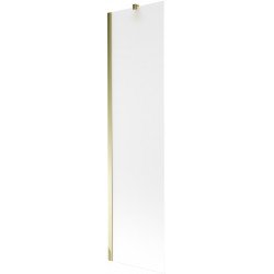 Mexen Next  Paravan de cada  cu 1 aripa 50 x 150 cm,  satin , auriu - 895-050-000-00-30-50