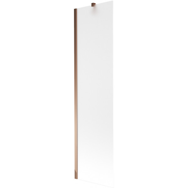 Mexen Next  Paravan de cada  cu 1 aripa 50 x 150 cm,  satin , rose auriu - 895-050-000-00-30-60