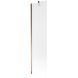 Mexen Next  Paravan de cada  cu 1 aripa 50 x 150 cm,  satin , rose auriu - 895-050-000-00-30-60