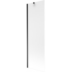 Mexen Next  Paravan de cada  cu 1 aripa 60 x 150 cm,  satin ,  negru - 895-060-000-00-30-70 Paravan Cada 467680 Mexen