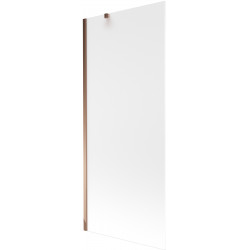 Mexen Next  Paravan de cada  cu 1 aripa 80 x 150 cm,  satin , rose auriu - 895-080-000-00-30-60 Paravan Cada 467680 Mexen