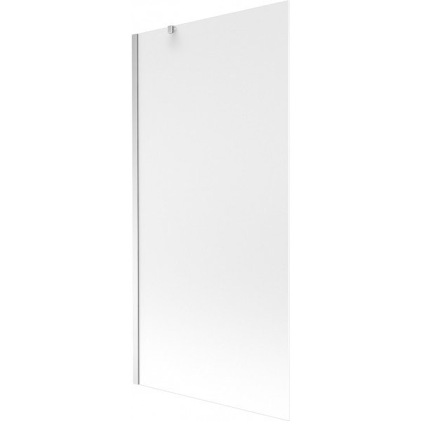 Mexen Next  Paravan de cada  cu 1 aripa 90 x 150 cm,  satin , chrom - 895-090-000-00-30-01