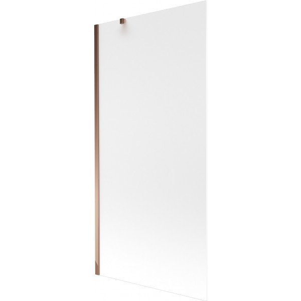 Mexen Next  Paravan de cada  cu 1 aripa 90 x 150 cm,  satin , rose auriu - 895-090-000-00-30-60