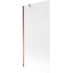 Mexen Next  Paravan de cada  cu 1 aripa 90 x 150 cm,  satin , rose auriu - 895-090-000-00-30-60 Paravan Cada 467680 Mexen