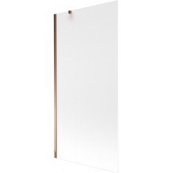 Mexen Next  Paravan de cada  cu 1 aripa 90 x 150 cm,  satin , rose auriu - 895-090-000-00-30-60 Paravan Cada 467680 Mexen