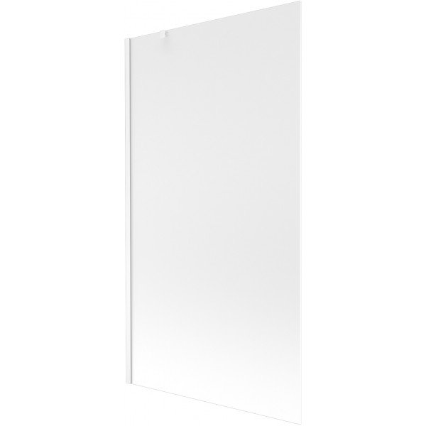 Mexen Next  Paravan de cada  cu 1 aripa 100 x 150 cm,  satin ,  alb - 895-100-000-00-30-20