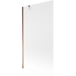 Mexen Next  Paravan de cada  cu 1 aripa 100 x 150 cm,  satin , rose auriu - 895-100-000-00-30-60