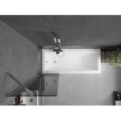 Mexen Next  Paravan de cada  cu 1 aripa 50 x 150 cm, grafit, chrom - 895-050-000-00-40-01