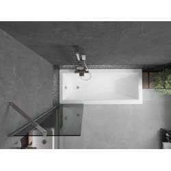 Mexen Next  Paravan de cada  cu 1 aripa 50 x 150 cm, grafit, chrom - 895-050-000-00-40-01