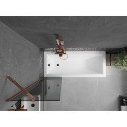 Mexen Next  Paravan de cada  cu 1 aripa 50 x 150 cm, grafit, rose auriu - 895-050-000-00-40-60