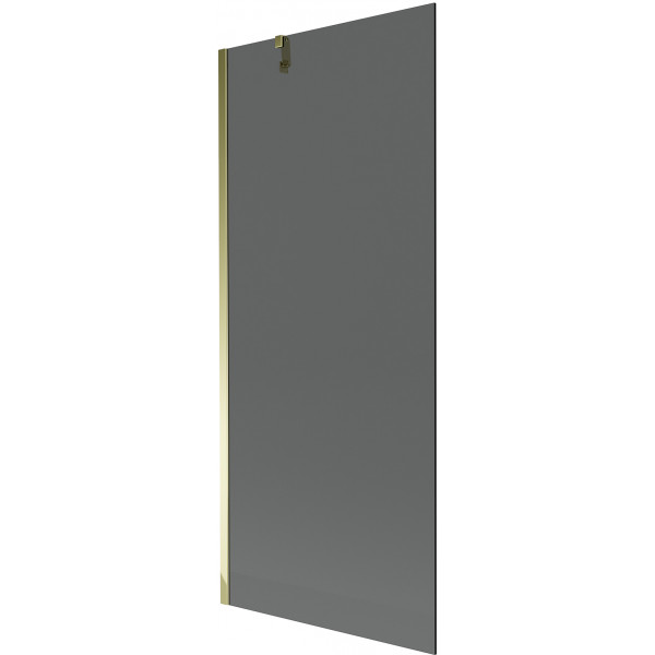 Mexen Next  Paravan de cada  cu 1 aripa 80 x 150 cm, grafit, auriu - 895-080-000-00-40-50