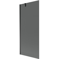 Mexen Next  Paravan de cada  cu 1 aripa 80 x 150 cm, grafit,  negru - 895-080-000-00-40-70