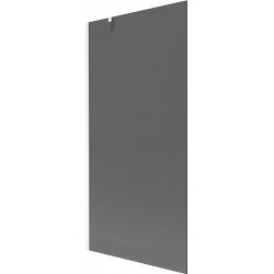 Mexen Next  Paravan de cada  cu 1 aripa 90 x 150 cm, grafit,  alb - 895-090-000-00-40-20