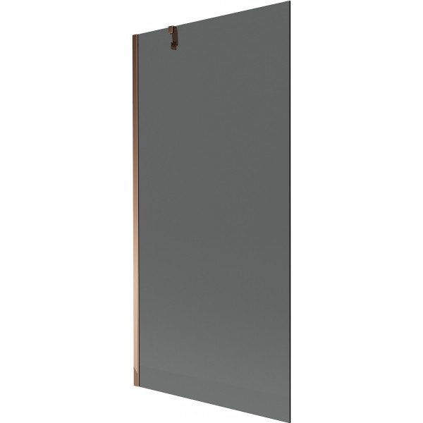 Mexen Next  Paravan de cada  cu 1 aripa 90 x 150 cm, grafit, rose auriu - 895-090-000-00-40-60