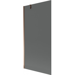 Mexen Next  Paravan de cada  cu 1 aripa 90 x 150 cm, grafit, rose auriu - 895-090-000-00-40-60 Paravan Cada 467680 Mexen