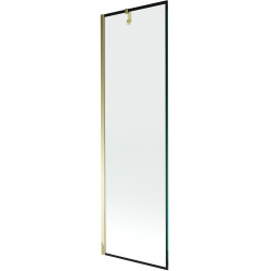 Mexen Next  Paravan de cada  cu 1 aripa 60 x 150 cm,  negru , auriu - 895-060-000-00-70-50 Paravan Cada 467680 Mexen