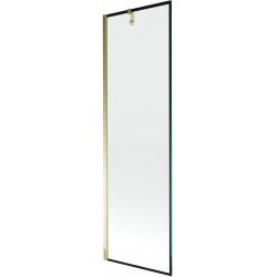 Mexen Next  Paravan de cada  cu 1 aripa 60 x 150 cm,  negru , auriu - 895-060-000-00-70-50 Paravan Cada 467680 Mexen