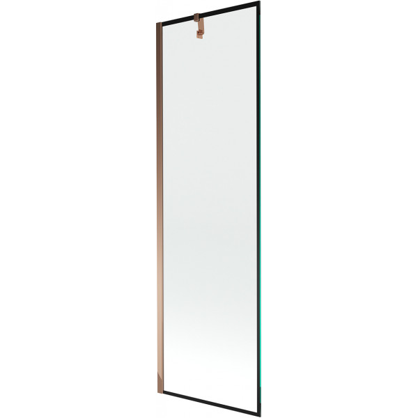 Mexen Next  Paravan de cada  cu 1 aripa 60 x 150 cm,  negru , rose auriu - 895-060-000-00-70-60