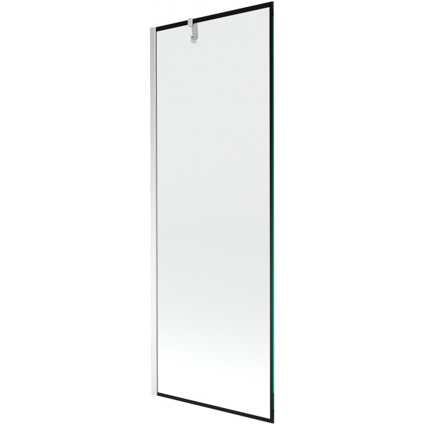 Mexen Next  Paravan de cada  cu 1 aripa 70 x 150 cm,  negru , chrom - 895-070-000-00-70-01