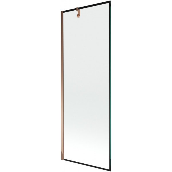 Mexen Next  Paravan de cada  cu 1 aripa 70 x 150 cm,  negru , rose auriu - 895-070-000-00-70-60