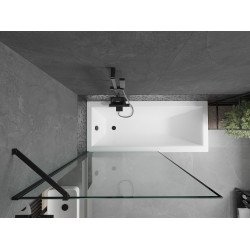 Mexen Next  Paravan de cada  cu 1 aripa 70 x 150 cm,  negru ,  negru - 895-070-000-00-70-70