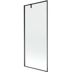 Mexen Next  Paravan de cada  cu 1 aripa 80 x 150 cm,  negru ,  negru - 895-080-000-00-70-70