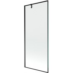 Mexen Next  Paravan de cada  cu 1 aripa 80 x 150 cm,  negru ,  negru - 895-080-000-00-70-70 Paravan Cada 467680 Mexen