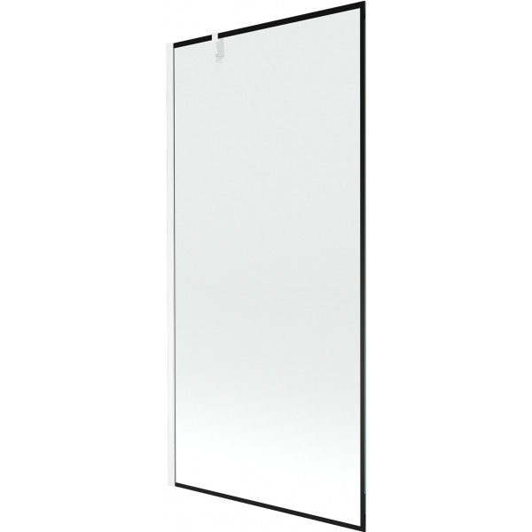 Mexen Next  Paravan de cada  cu 1 aripa 90 x 150 cm,  negru ,  alb - 895-090-000-00-70-20