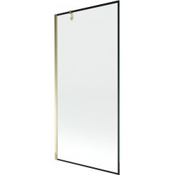 Mexen Next  Paravan de cada  cu 1 aripa 90 x 150 cm,  negru , auriu - 895-090-000-00-70-50 Paravan Cada 467680 Mexen